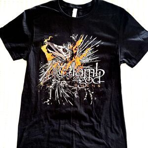 Lamb Of God The Omens Tour Shirt Men's Medium Metalcore Death Metal Thrash Metal